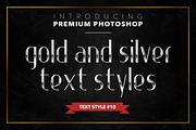 Gold & Silver #1 - 20 Text Styles, a Layer Style Add-On by Jonas Stensgaard (Thumbnail 11 of 23)