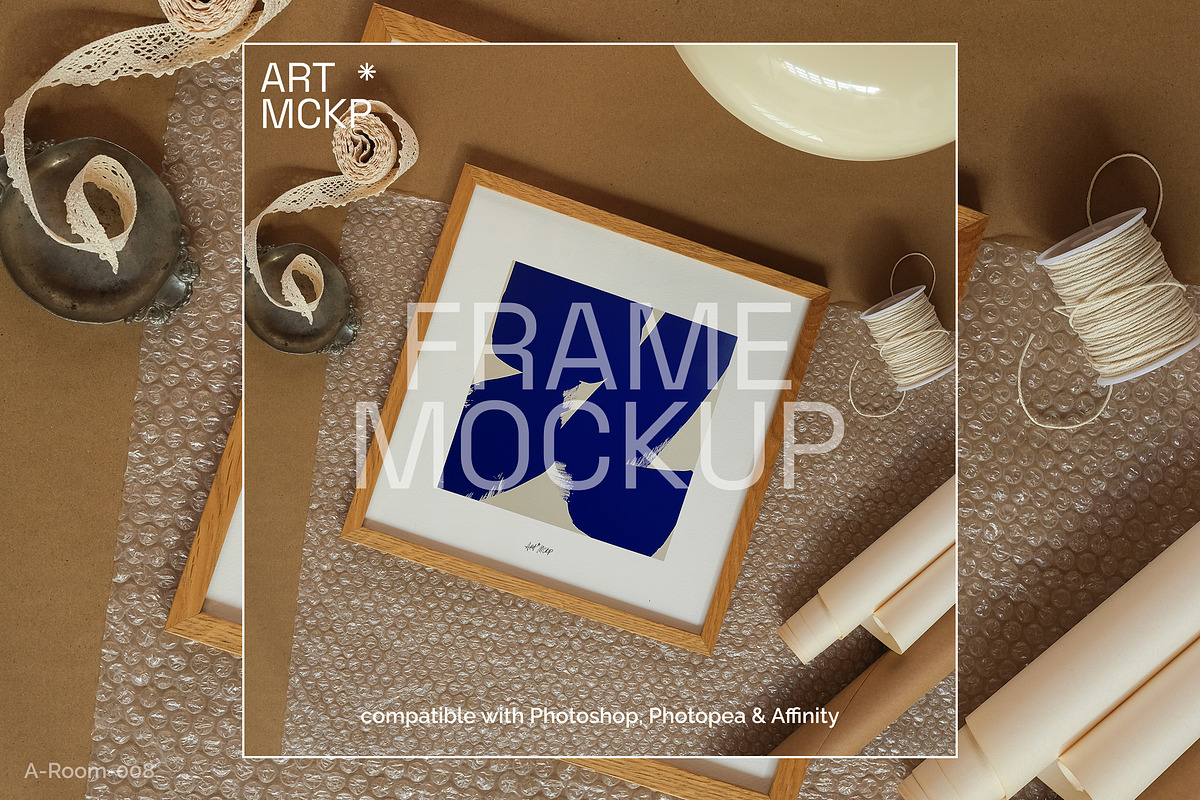 Framed Art (Square): PSD mockup set, a Merchandise Mockup by MCKP*ME (Photo 5 of 9)
