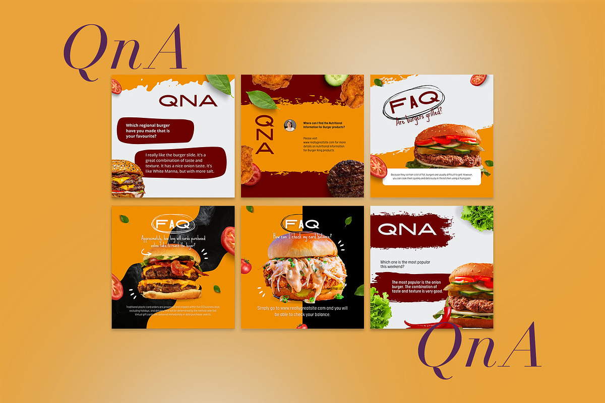 Burger / Food Instagram | CANVA, a Social Media Template by Azruca (Photo 13 of 17)