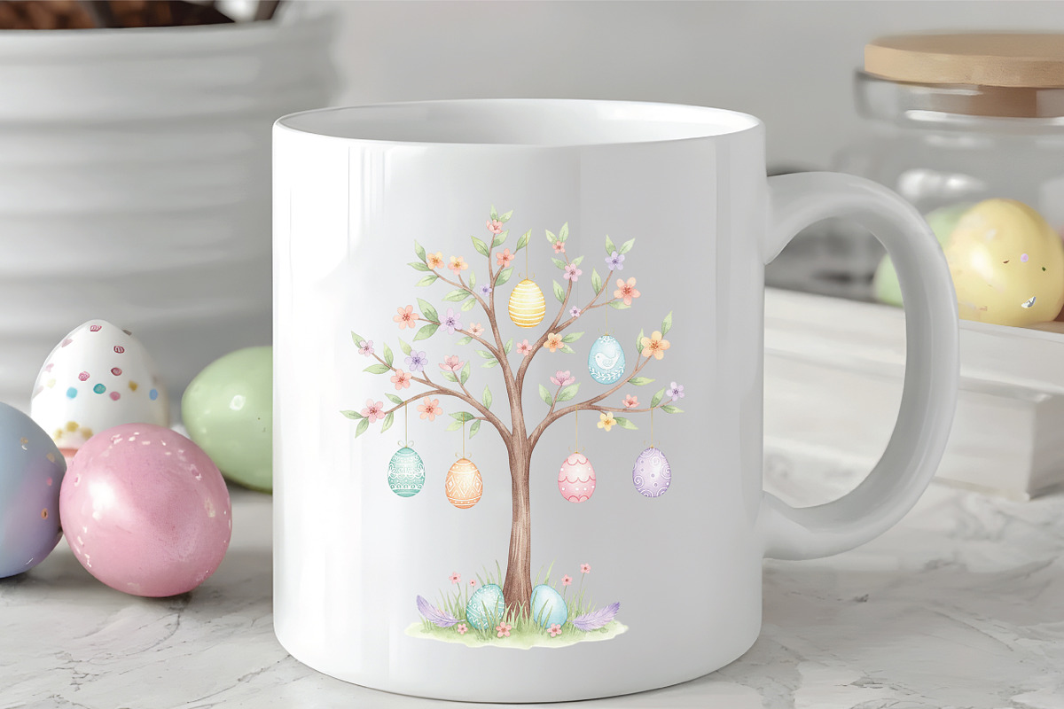 Easter Tree PNG, an Illustration by CraftArtStudio (Photo 3 of 4)