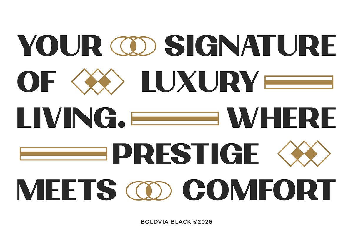 Boldvia Black - Modern Sans Serif, a Sans Serif Font by Brand_Hero (Photo 2 of 14)
