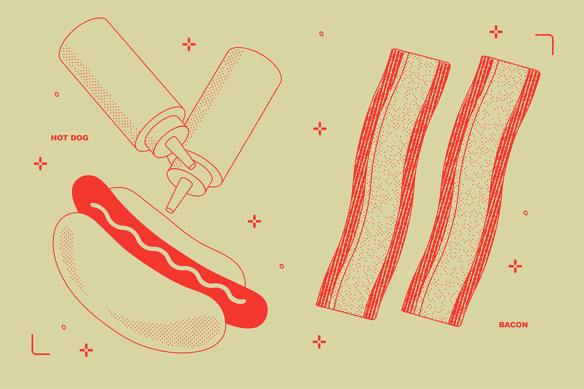 BBQ Food Vector Illustrations, a Food Illustration by TheFoodAtlas (Photo 8 of 17)