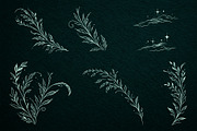 Wild Tiger & Leaves Botanical Vector, an Object Illustration by Christine Krahl (Thumbnail 14 of 17)