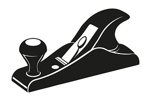 a hand plane used in woodworking, an Object Graphic by Billah Hub