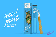 Weed Joint Pre-Roll Mockup - 5 PSD, a Product Mockup by easymock 2 (Thumbnail 2 of 11)