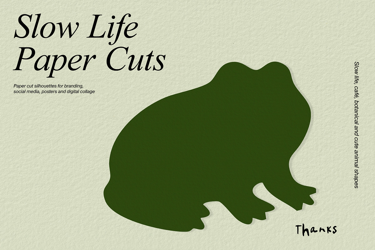 Slow Life Paper Cuts, an Object Graphic by divanovskaya_nv (Photo 13 of 13)