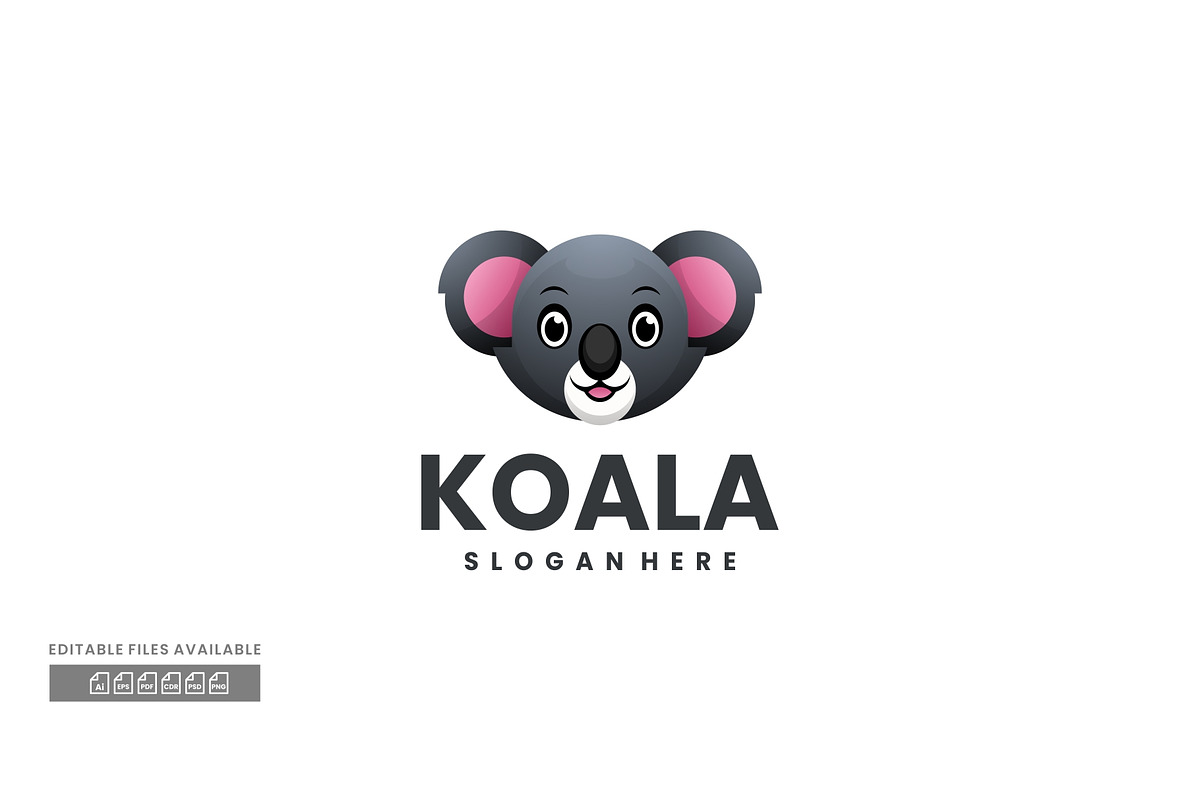 Koala Gradient Colorful Logo, a Branding & Logo Template by ivan_artnivora