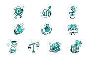 SaaS & Finance Doodle Icon Set Vol 1, a Healthcare Illustration by SLAB! Design (Thumbnail 2 of 3)