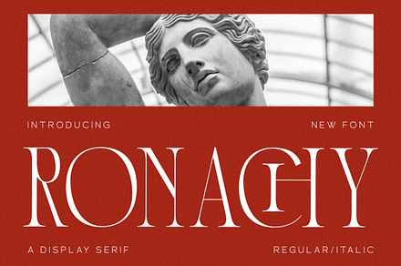 Ronachy A Display Serif Font, a Serif Font by Storytype Studio