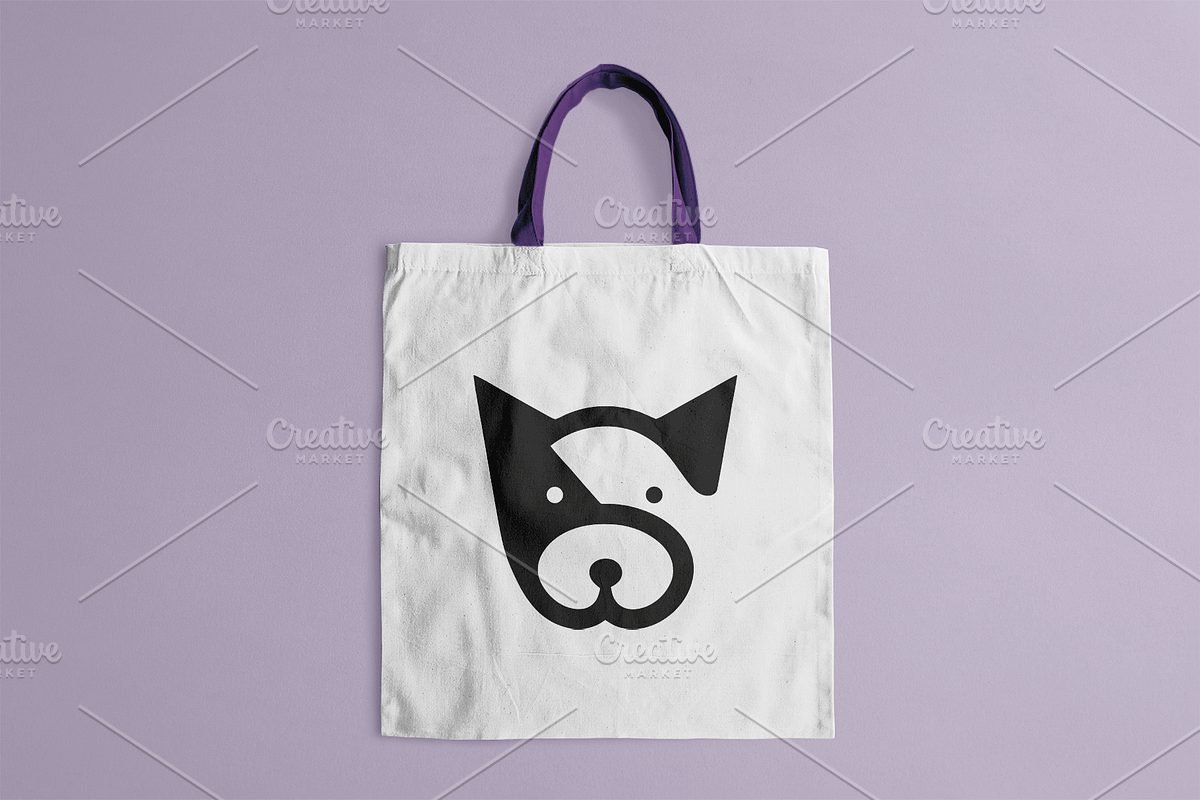 Cute dog face modern logo, a Branding & Logo Template by Vectorium Studio (Photo 2 of 2)
