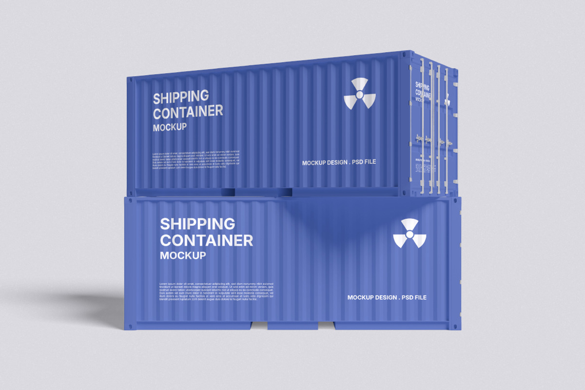Shipping Container Mockup Bundle Set, a Cups & Container Mockup by Rielismee (Photo 5 of 5)