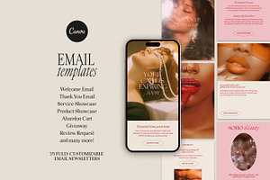 Soho Beauty Canva Email Templates