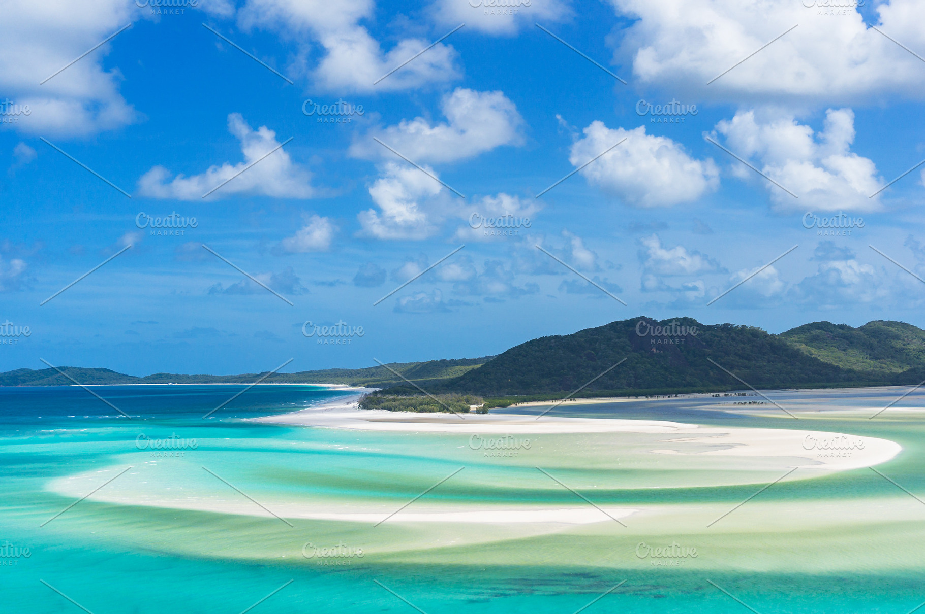 Aerial view of tropical beach, a Background Photo by EsmeHelit