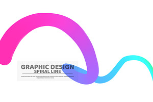 Gradient rainbow ribbon wave flowing, an Illustration by art PVP - market