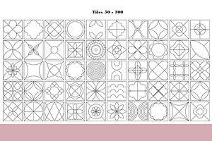 100 Tiles Patterns