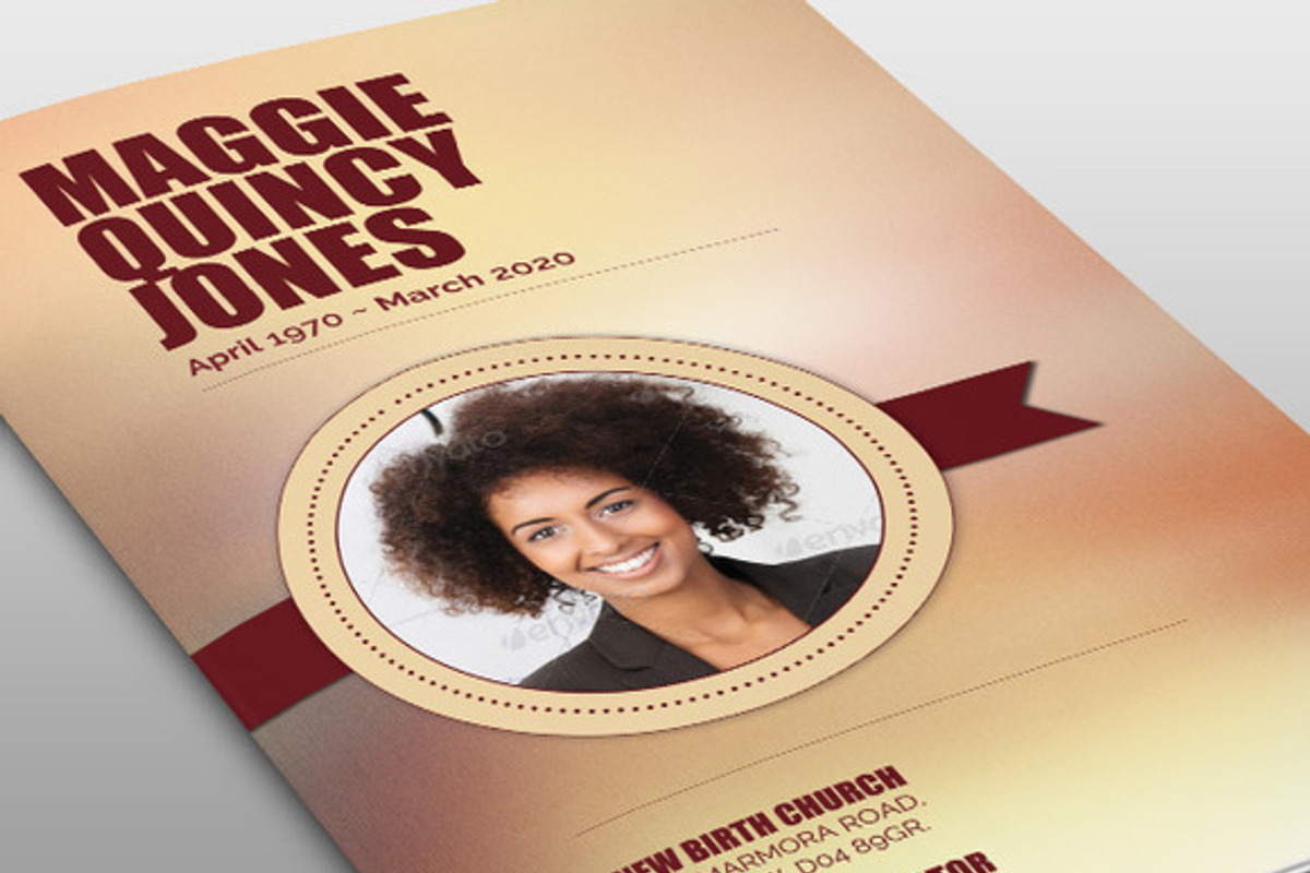 Remembrance Funeral Program Bundle, a Brochure Template by loswl (Photo 4 of 9)