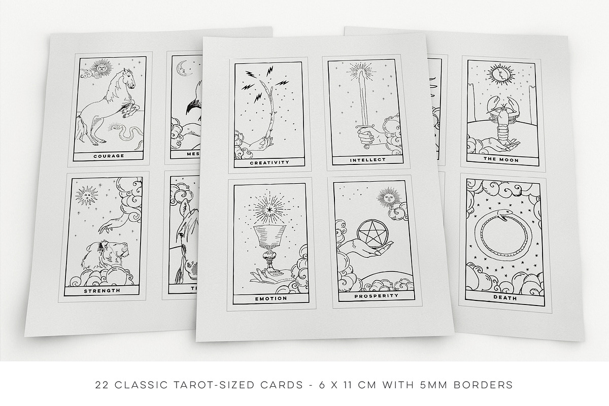 Celestial Oracle: Tarot Clipart SVGs, an Object Graphic by Blixa 6 Studios (Photo 16 of 26)
