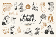 Travel Illustrations, an Object Graphic by iStar Design (Thumbnail 1 of 13)