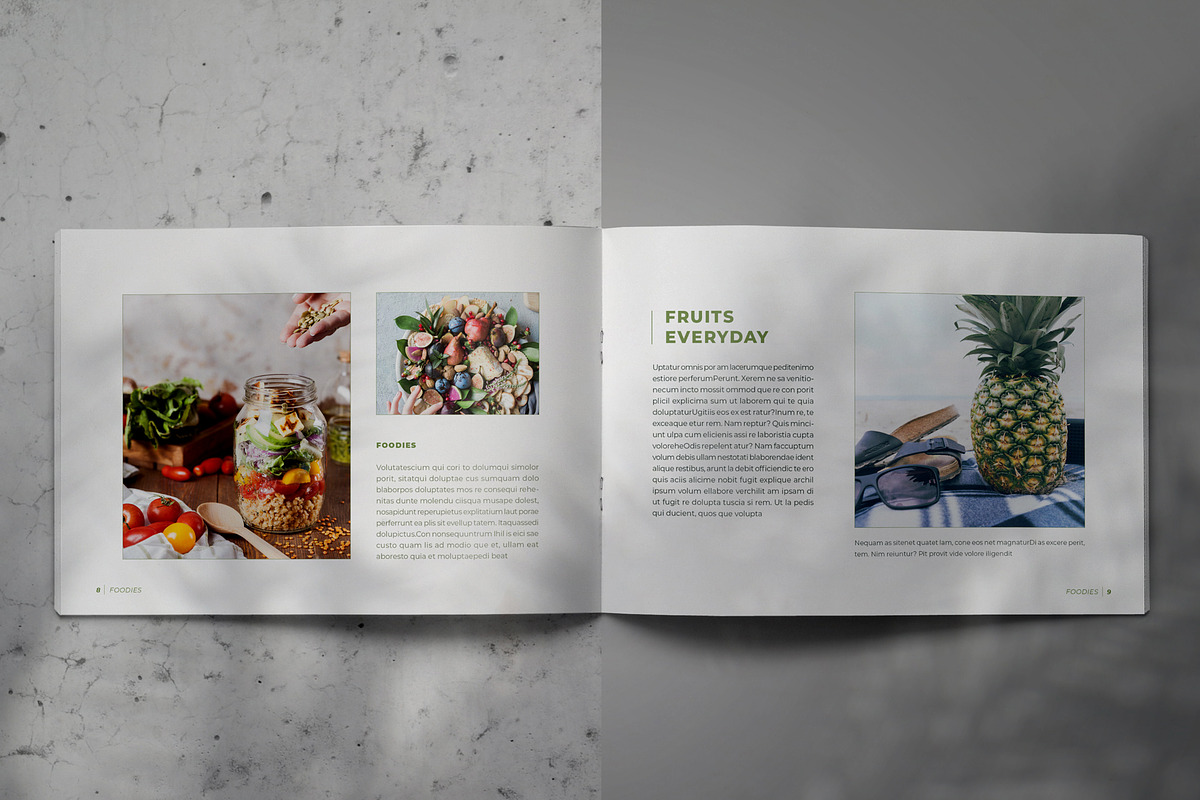 FOODIES Lookbook Brochure Template, a Brochure Template by Indotitas (Photo 5 of 9)