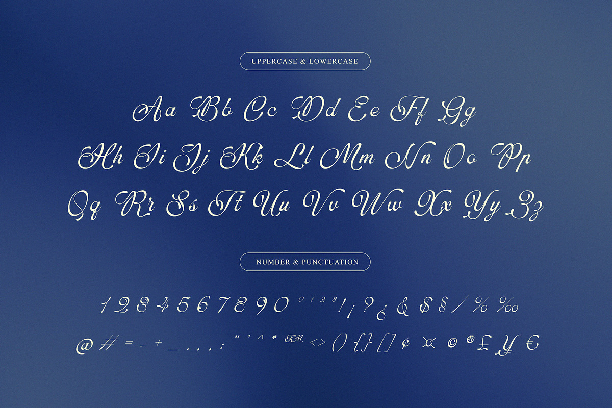 Symphonie Calligraphy, a Script Font by Krismagraph (Photo 12 of 15)