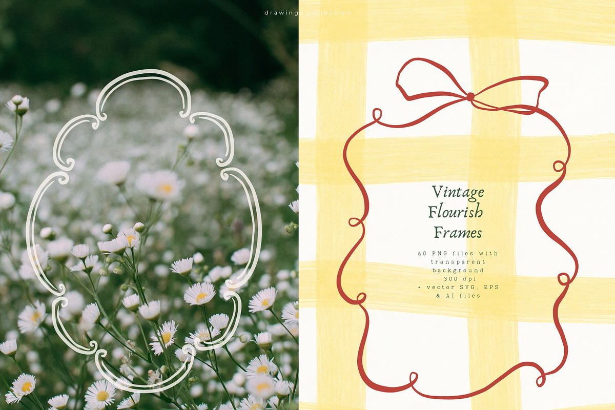 Hand Drawn Frames Bundle, a Decorative Illustration by PeDe Designs (Photo 12 of 29)