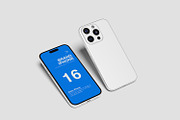 iPhone 16 Pro Mockup, an iPhone Mockup by seramoe (Thumbnail 4 of 5)