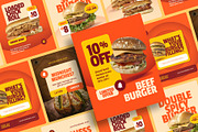 Fast Food Instagram Post Template, a Social Media Template by Pink Bunny Studio (Thumbnail 3 of 3)