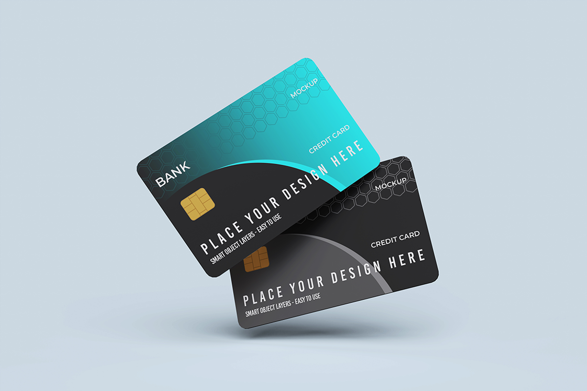 Credit Card Mockup, an Advertising Mockup by zerologicstudio