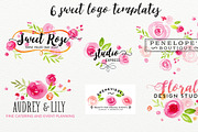 HAND PAINTED WATERCOLOR FLORAL PACK, a Work Illustration by Mxtama (Thumbnail 5 of 6)