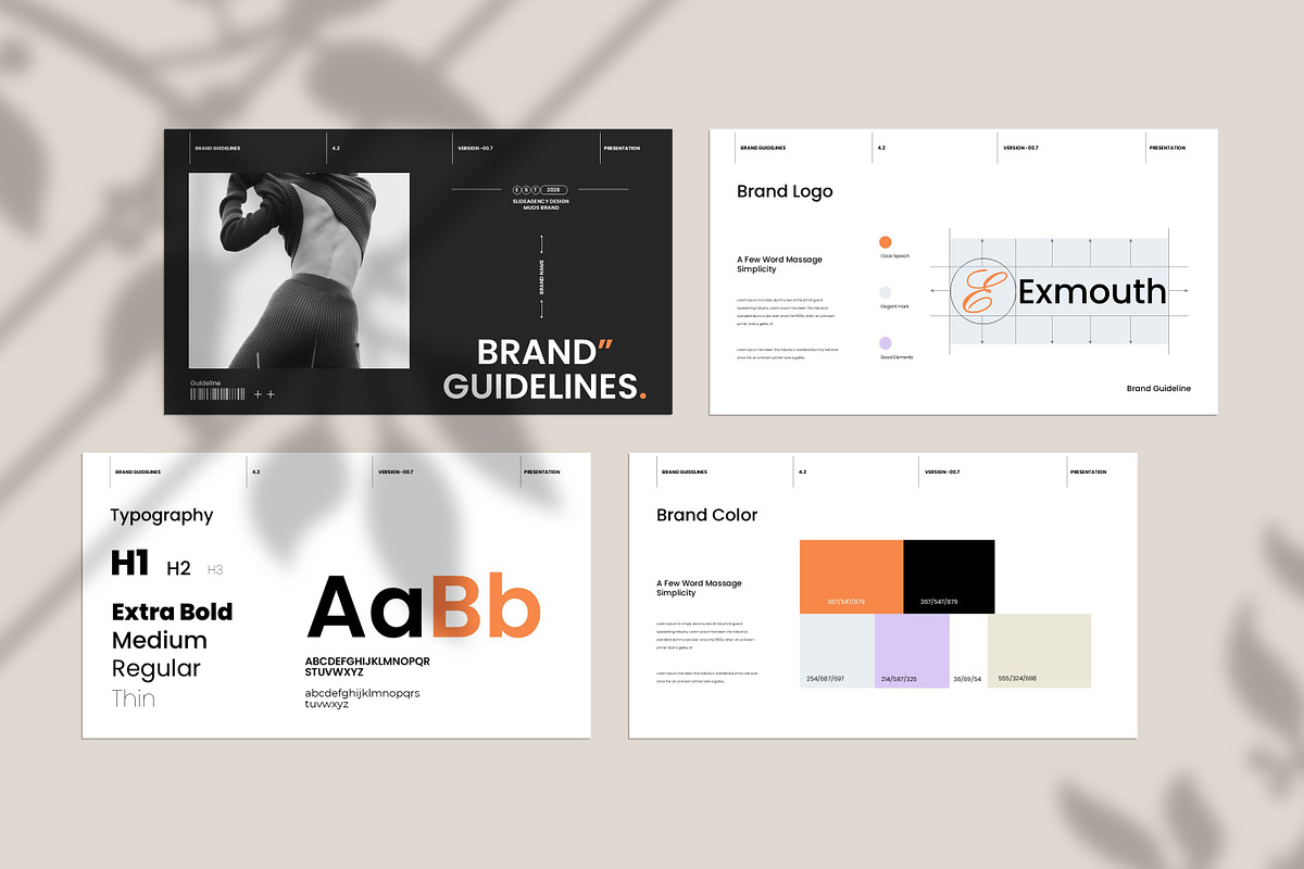 Brand Guidelines Presentation Templa, a Presentation Template by Slide-Agency (Photo 2 of 13)