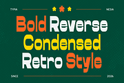Smacko - Bold Reverse Retro Sans, a Sans Serif Font by Typia Nesia (Thumbnail 7 of 12)