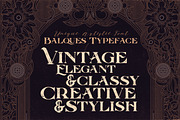 Balques Typeface, a Serif Font by Cruzine (Thumbnail 3 of 8)