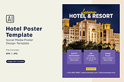 Hotel Marketing Poster Design, a Social Media Template by shahsoft (Thumbnail 1 of 2)