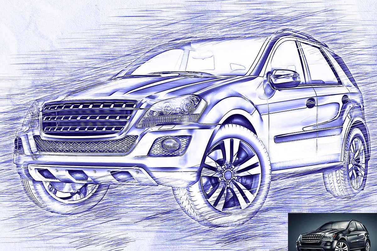 Realistic Pencil & Oil FX Photoshop, an Action Add-On by Studio Retouch (Photo 4 of 15)