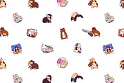 Cute hamster equipment set, pattern, an Animal Illustration by PaperTrident (Thumbnail 5 of 5)