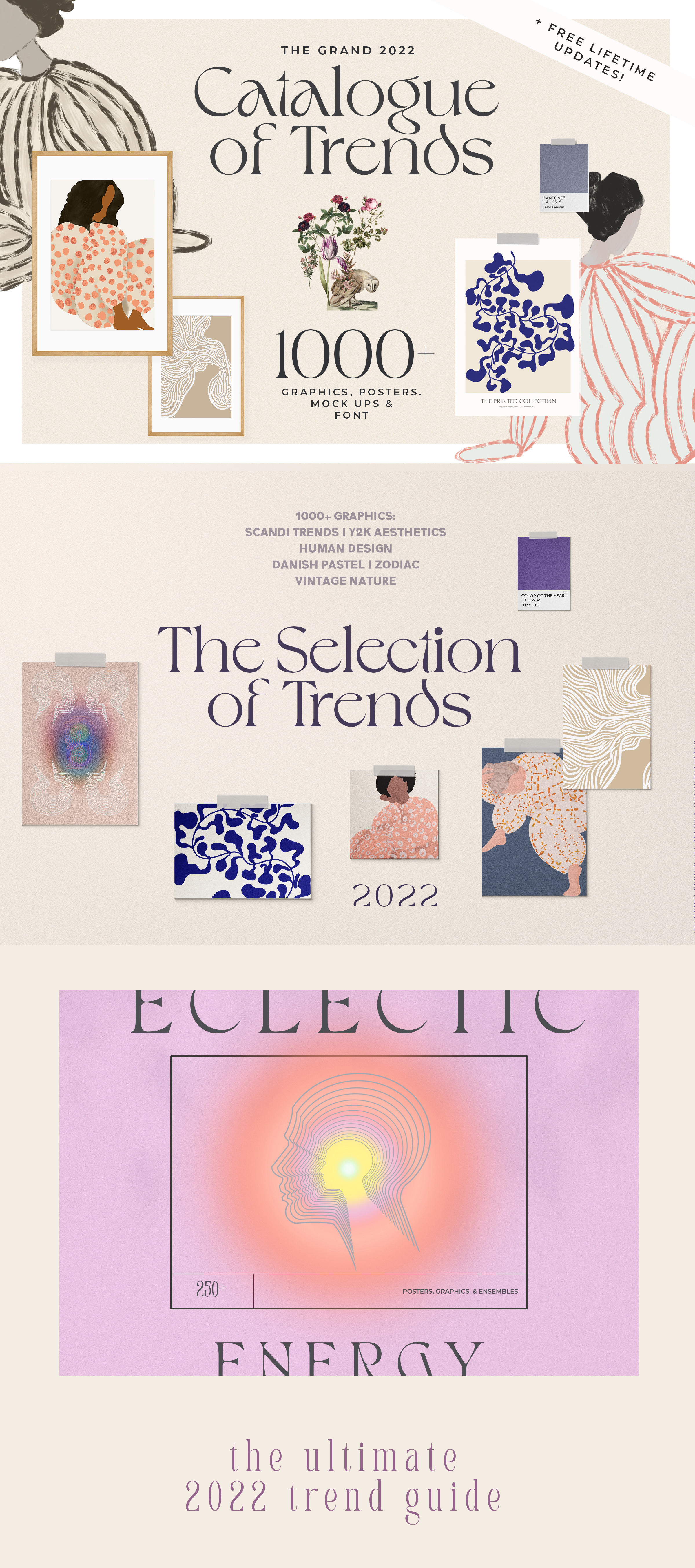 Design Trend Graphics & Poster Bundle
