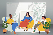 Home Plants | House Plants in Pots, a Decorative Illustration by Berentine.art (Thumbnail 6 of 16)