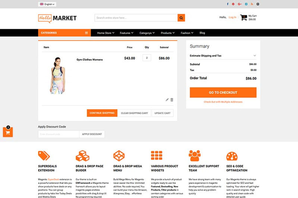 Marketplace Magento 1 & 2 Theme, a Websites & App Template by giao.trinh (Photo 5 of 6)