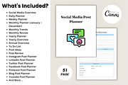 Social Media Post Planner Canva Temp, a Social Media Template by Design Station (Thumbnail 6 of 9)