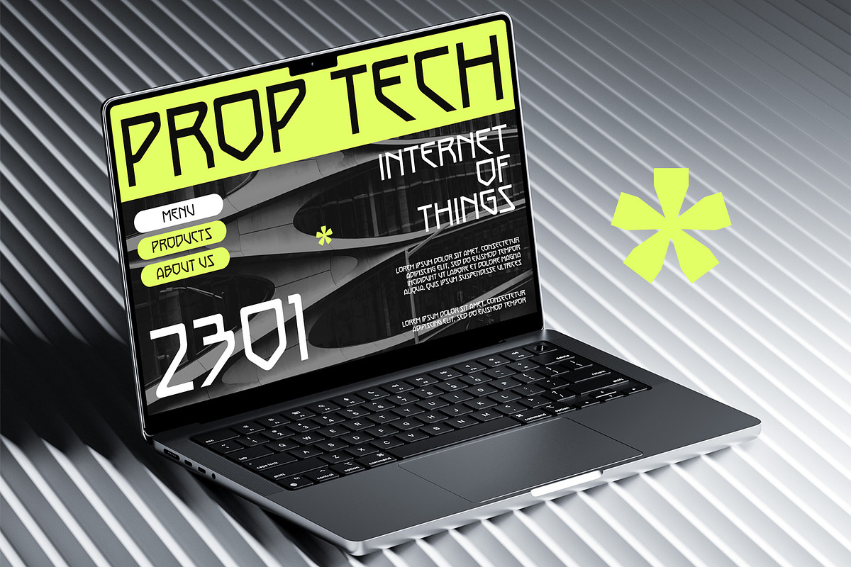 CS Azure – Futuristic Font, a Sans Serif Font by Craft Supply Co. (Photo 7 of 8)