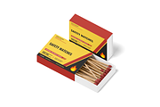 Matches Box Mockup, a Packaging Mockup by DSNA Mockup (Thumbnail 3 of 5)