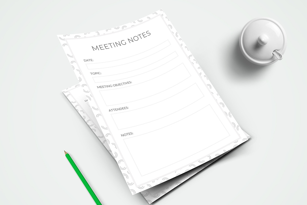 Canva Meeting Planner Sheet, a Templates & Theme by ARP Creation (Photo 2 of 3)