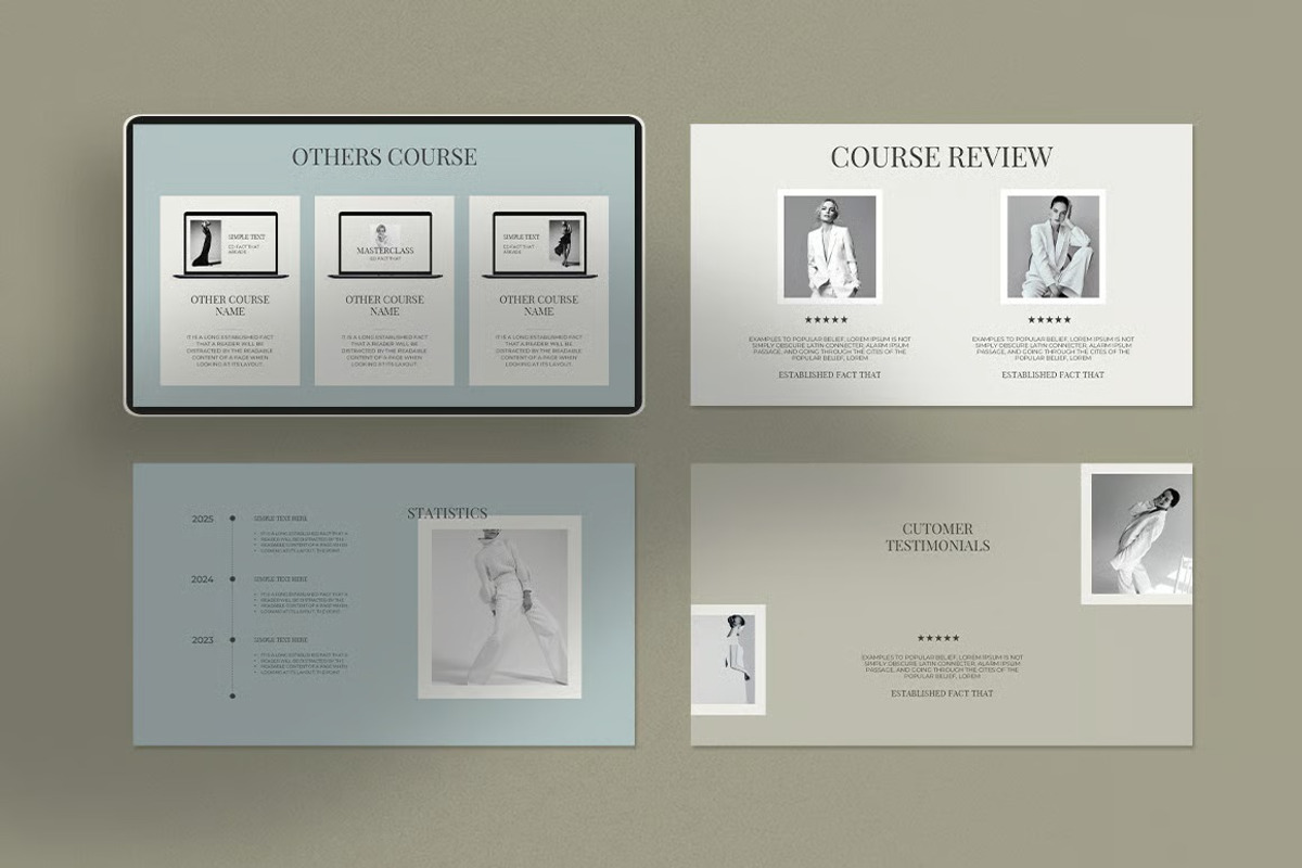Masterclass Slide Deck Presentation, a Presentation Template by Fit-tee (Photo 7 of 8)