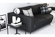Living D - Soft Monochrome, a Furniture 3D Model by 3DCargo (Thumbnail 4 of 11)