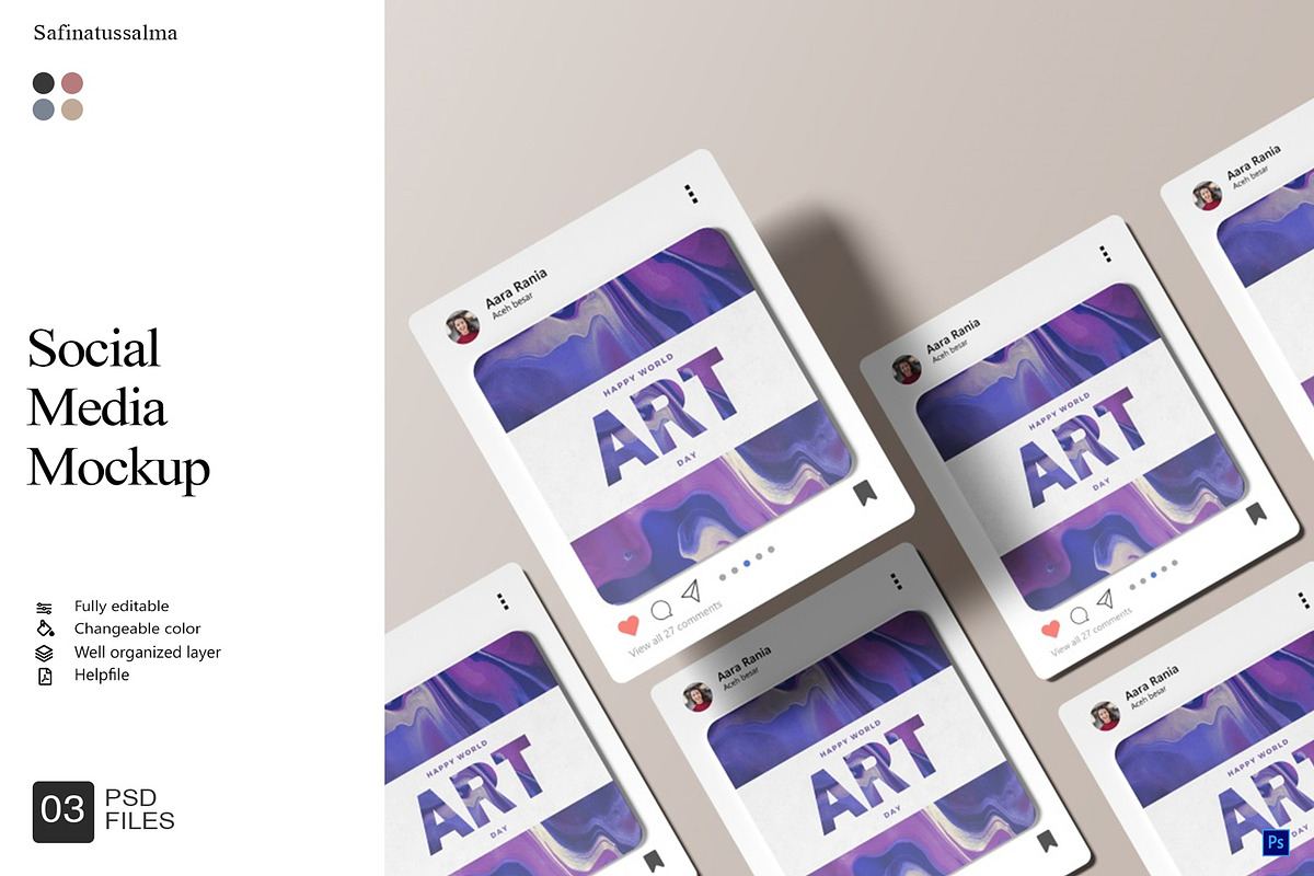 Social Media Mockup, a Device Mockup by Sweetdady (Photo 1 of 4)