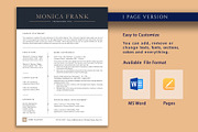 Resume template pro, Word, Pages, a Resume Template by VictoriousVita (Thumbnail 2 of 8)