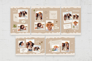 Photo Card Template Set