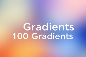 100 Gradients For Photoshop And AI