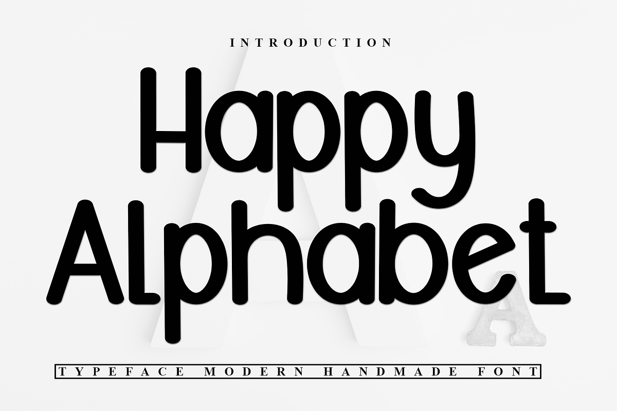 Happy Alphabet, a Serif Font by InermediaSTUDIO (Photo 1 of 7)