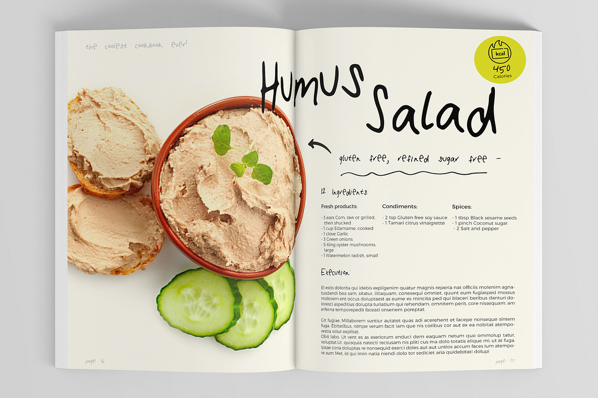 32 Pages Cool CookBook Magazine, a Magazine Template by DeLaGranSiete (Photo 10 of 11)